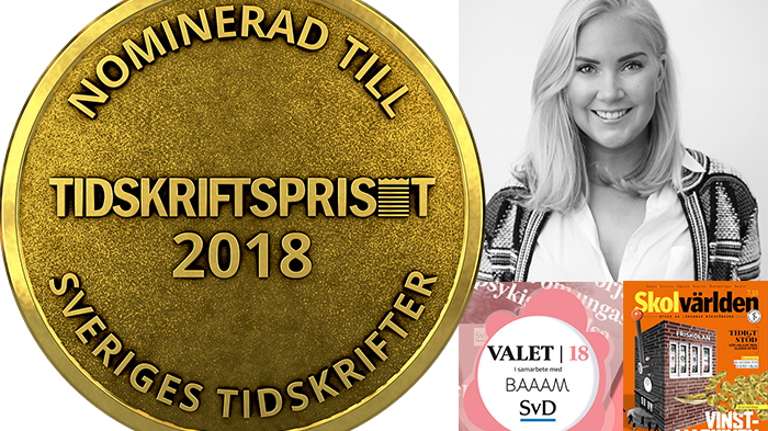 Ytterligare nomineringar till Aller media inför Tidskriftsgalan
