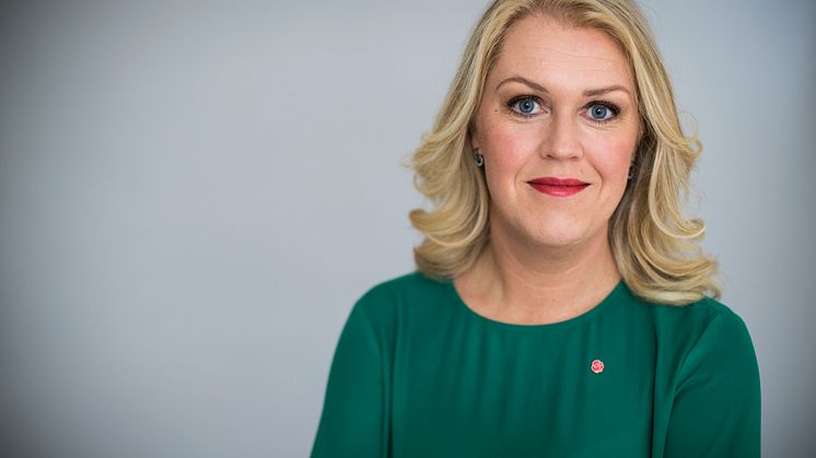 Socialminister Lena Hallengren. Foto Kristian Pohl/Regeringskansliet