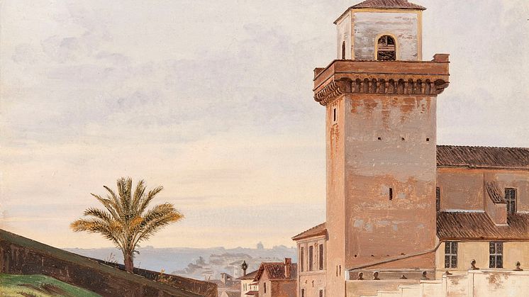 New acquisition: View of San Pietro in Vincoli in Rome by Constantin Hansen