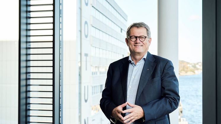 Jotun, here represented by CEO Morten Fon reports strong results in 2020. Photo: Morten Rakke