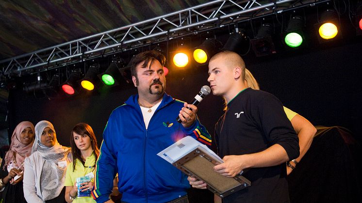 Bostadsbolagets Ungdomspanel utsåg vinnaren i Rap Battle