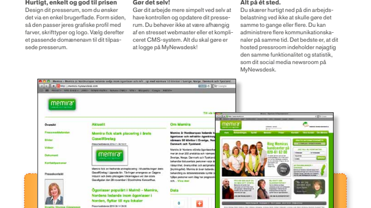 Produktblad Hosted Newsroom