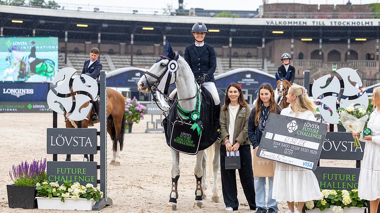 Benedikte Rie Truelsen vinner Lövsta Future Challenge International U25 på Stockholm Stadion