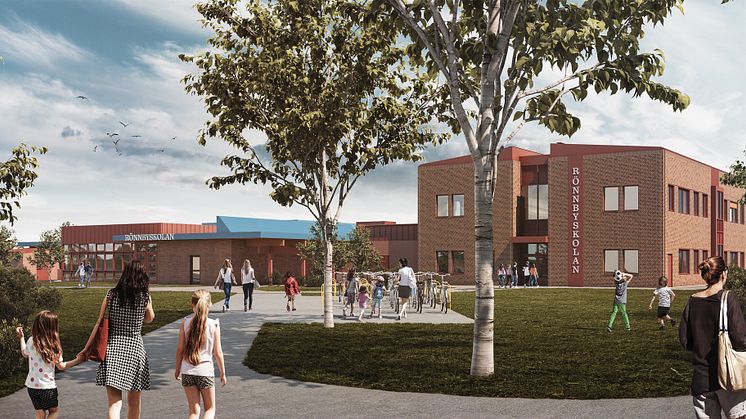 Rönnbyskolan. Fotograf: Archus Arkitektur