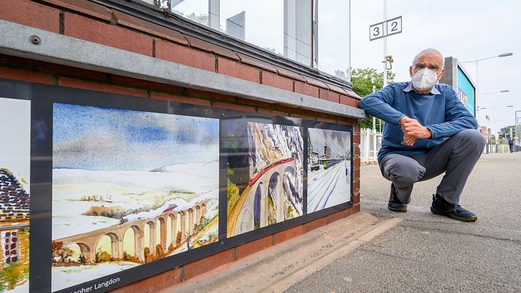 Radlett artist Christopher Langdon