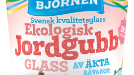 Ekologisk jordgubbgalss