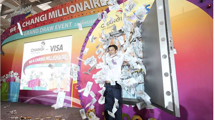 Former radio DJ Ivan Rantung, is the overall winner of the 'Be a Changi Millionaire' Grand Draw, bagging the grand prize of S$1 million.