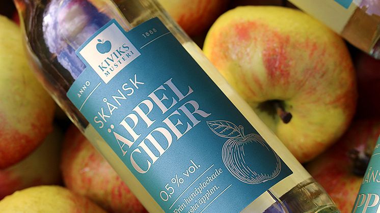 Kiviks Musteri lanserar skånsk cider 0,5 % 