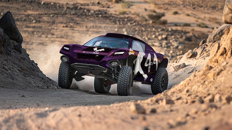 Hamilton's Team X44 will compete in the Extreme E with this car © Team X44 / Extreme E