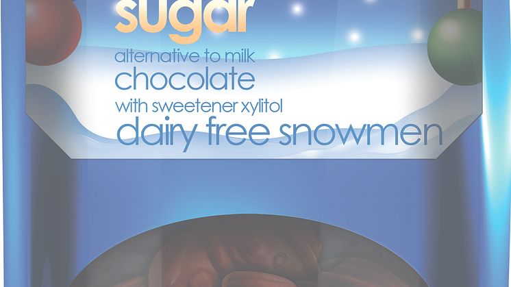 Plamil melkefri sjokoladesnømenn uten sukker