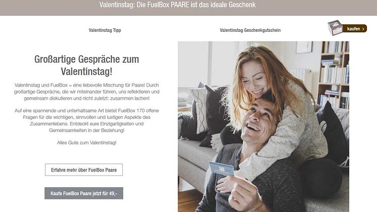 Blumen und großartige Gespräche zum Valentinstag