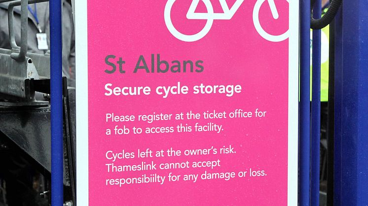 St Albans cycle hub sign credit Andy Buckley