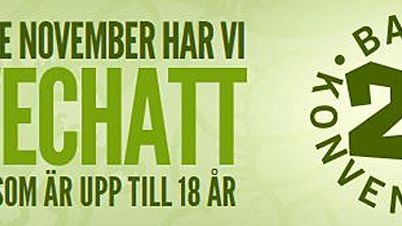 Chatta med Barnombudsmannen den 20 november