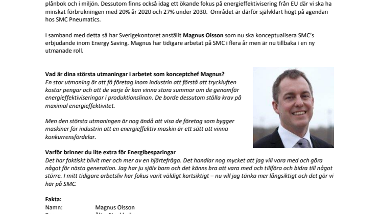 Ny på jobbet hos SMC!