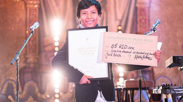 Eco-bank initiative wins the Children’s Climate Prize 2018