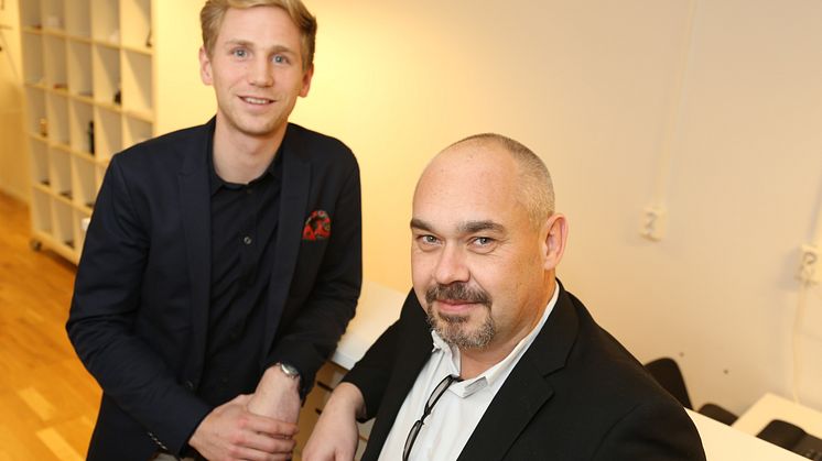Tommy Eriksson, Ånge Kommun och Christian Söderberg, Åkroken Business Incubator