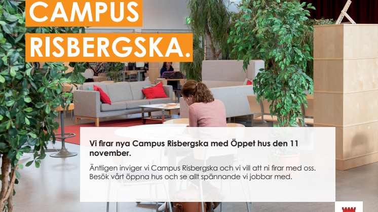 Inbjudan Öppet hus Campus Risbergska