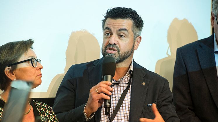 Alexander Ström, vd Din Maskin, menar att Elmia hittat rätt från början när det gäller etableringen av en plåtmässa.