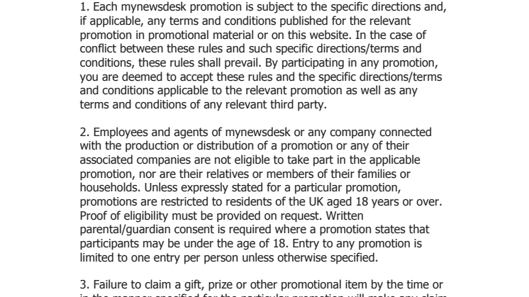 Standard rules of promotion