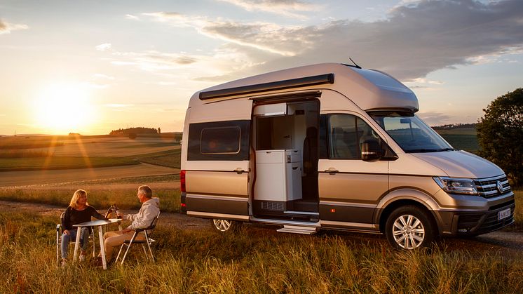 Grand California har en permanent sovesektion, baderum og et væld af innovative detaljer.