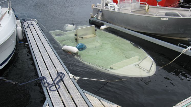 Sunket båt