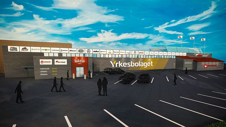 Jaktia Umeå tar nästa steg i sin satsning på att bli Norrlands största butik inom jakt, sportfiske, båtar, båtmotorer, utomhusliv mm.