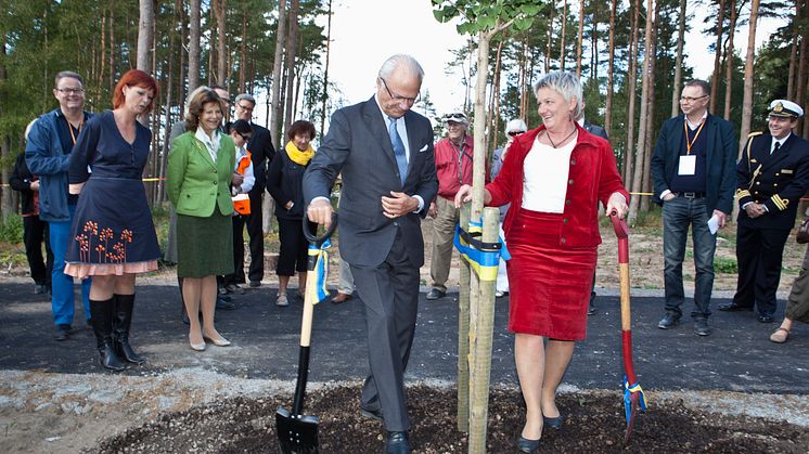 Kungaparet besöker Sölvesborg