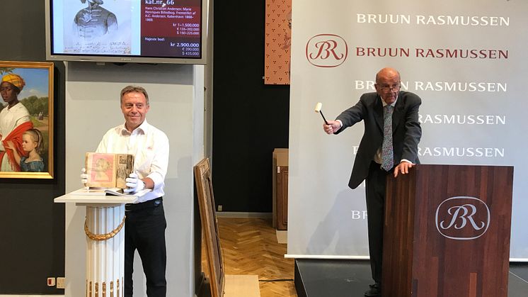 Hans Christian Andersen's picture book sold for DKK 2.9 mill.