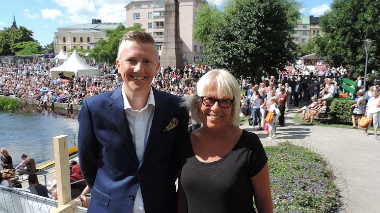 Andreas Liljesson och Kersti Thelin Ringqvist - pristagare Pedagogiskt pris 2015