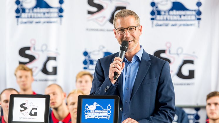 Pressekonferenz der SG Flensburg-Handewitt bei Hauptsponsor DÄNISCHES BETTENLAGER