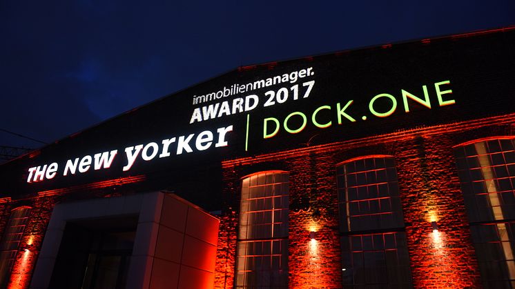 immobilienmanager Award 2017:  Der Gala-Abend im Kölner DOCK.ONE