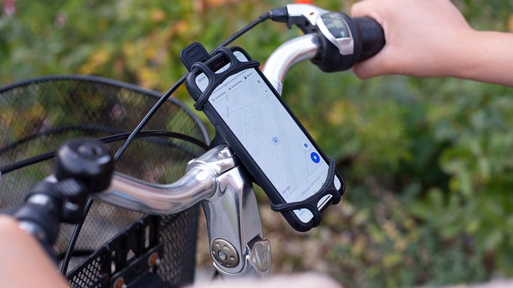 Perfekt för att navigera när du cyklar!
