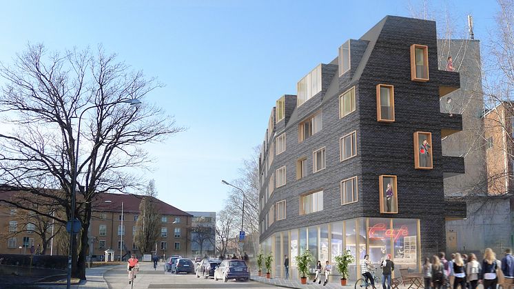Förslag studentbostäder, KTH, Stockholm: Skanska och Rosenbergs