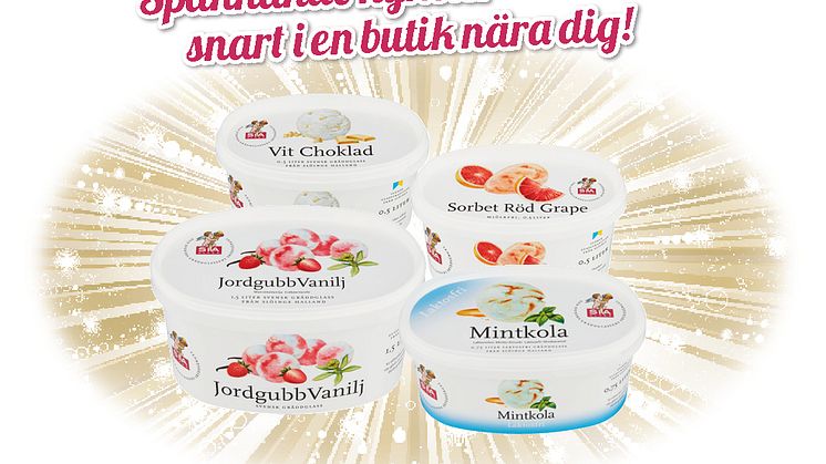 Snart i butik - Säsongens smaker från SIA Glass!