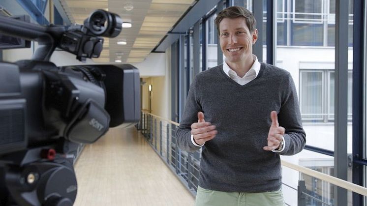 Timo Heitmann vor der Kamera