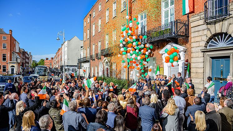 Invigningen av Scientologi-kyrkans kontor för Nationell angelägenheter i Dublin