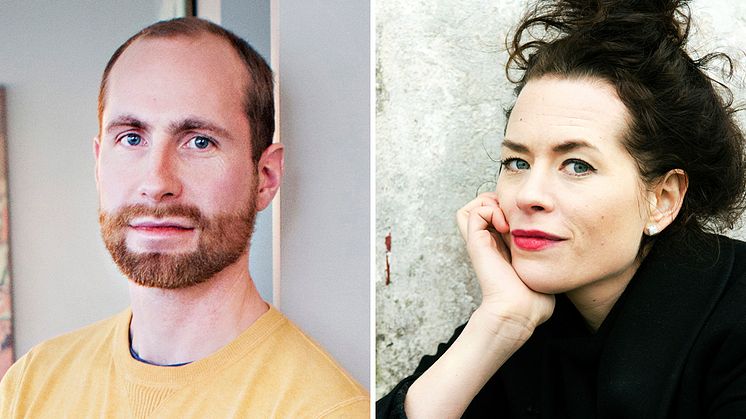 Max Gustafson (foto: Linn Bergbrant) och Liv Strömquist (foto: Livia Rostovanyi)