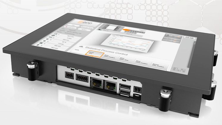 För att kunna utnyttja prestandan optimalt har Power Panel C50 ett brett utbud av integrerade gränssnitt, t.ex. POWERLINK, Ethernet och USB. 