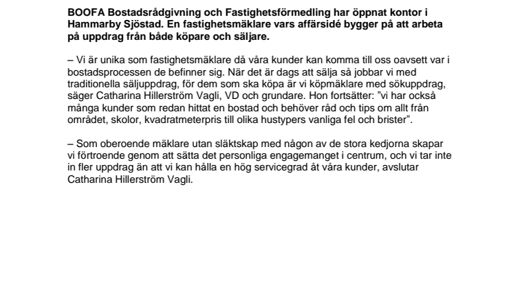Fastighetsmäklare med uppdrag både från säljare och köpare.