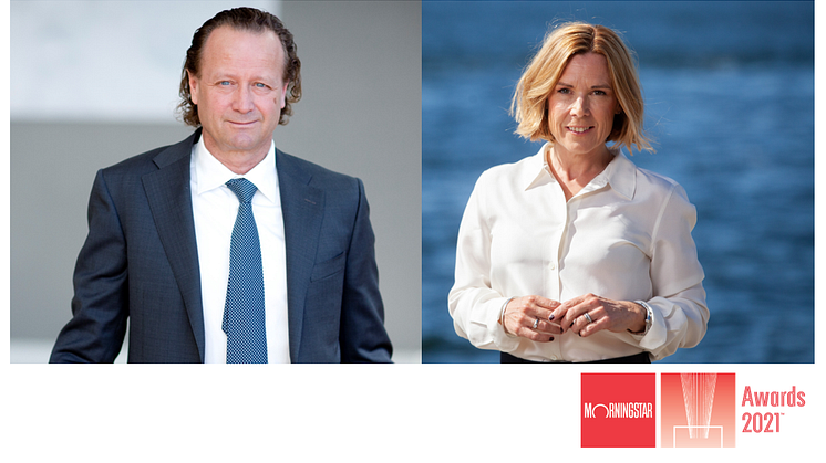 Jan Erik Saugestad, vd Storebrand Asset Management samt Åsa Wallenberg, vd SPP Fonder & Fondchef Storebrand Asset Management.