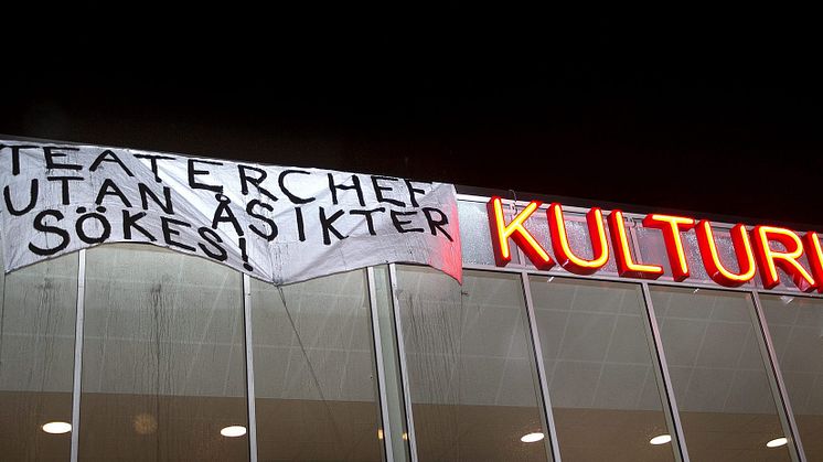 Extrainsatt kulturdebatt om scenkonstens roll