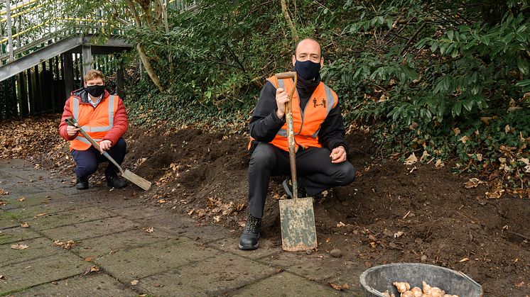 GTR has partnered with Groundworks East to improve the look and feel of stations and boost their sustainability credentials
