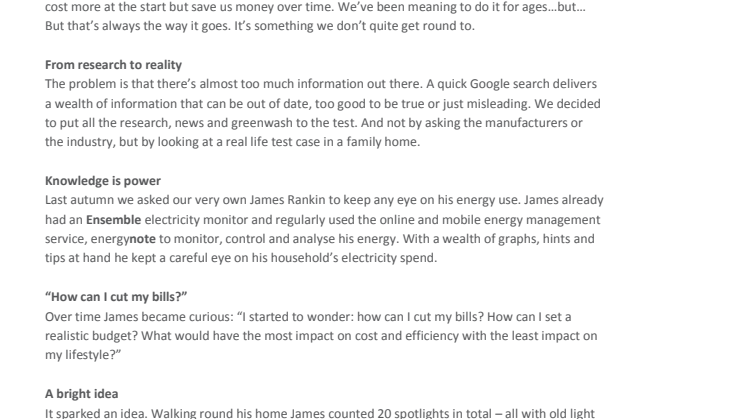How to save £116 a year (using only light bulbs)