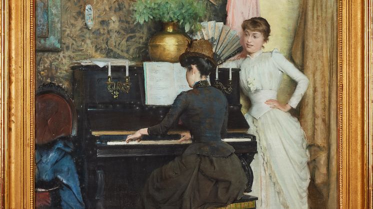 "Vid pianot" av Robert Thegerström 