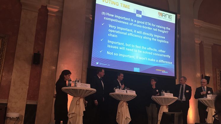 Green Cargos VD Jan Kilström på möte med Violetta Bulc, EU-kommissionär för transportfrågor