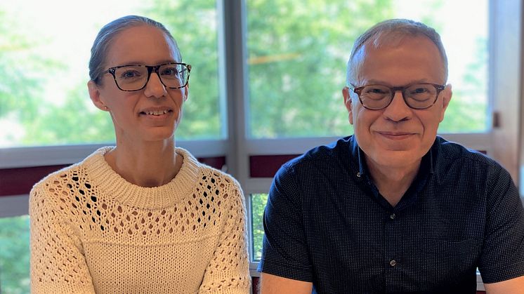 Karin Haglund, utvecklingschef och Magnus Lindenmo, Teknisk Kundservice, Tata Steel Surahammar.