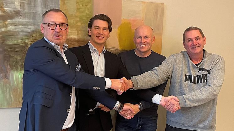Peter Polland, Martin Jacobsson, Leif Pettersson och Roger Löfgren.