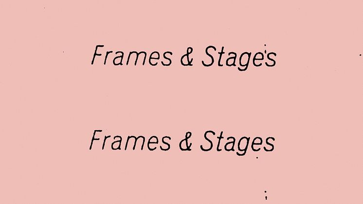 Vernissage: Frames and Stages, Akademin Valand