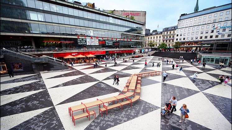 Långbordet, design White Arkitekter och Ebba Matz. 