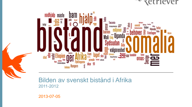 Ny studie: svältande barn präglar bilden av biståndet